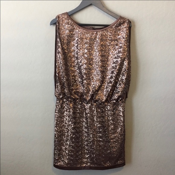 Laundry by Shelli Segal Sequin Blouson Dress - Picture 3 of 5